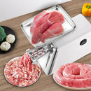 Moedor de carne elétrico doméstico pequeno e resistente, faca de aço inoxidável padrão