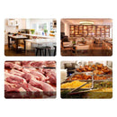 Moedor de carne elétrico doméstico pequeno e resistente, faca de aço inoxidável padrão
